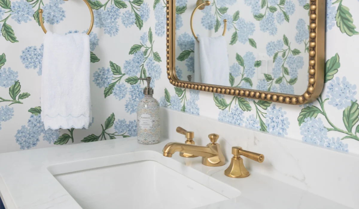 Elevated Floral Powder Room - Scherr